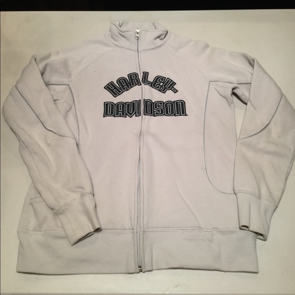 Harley Davidson Zip-Up Sweater Jacket - Picture 1 of 3